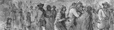 Fugitive slaves escaping